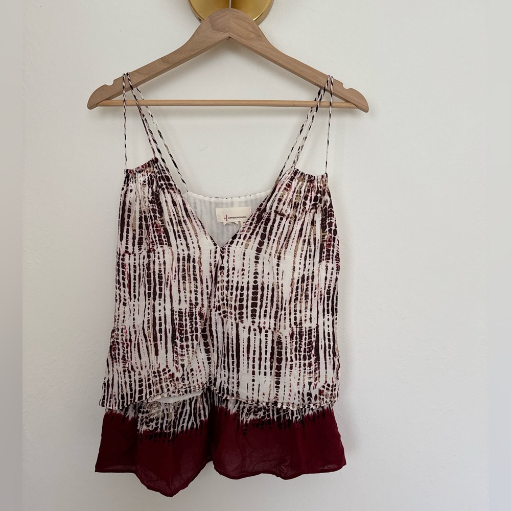 NWOT Anthropologie-  Airy Strapless Swing Top - Size M